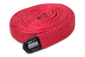 SpeedStrap SuperStrap 50ft x 1in Weavable Recovery Strap, Red   - 10,000lb Max Capacity