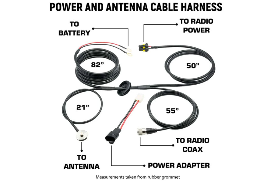 Rugged Radios GMRS Mobile Radio Kit - GMR25 Waterproof - JT/JL