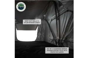 Overland Vehicle Systems Nomadic 2 Extended Roof Top Tent, Gray Body Green Rainfly