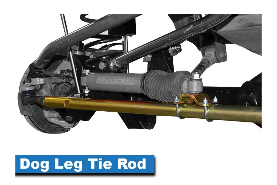 MetalCloak Chromoly Dog-Legged Tie Rod  - JK