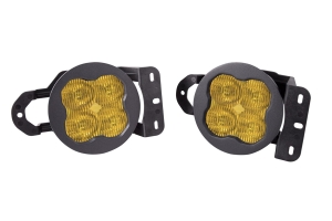 Diode Dynamics SS3 Sport Type MS Fog Light Kit, ABL Yellow - SAE Fog - JT/JL Sport