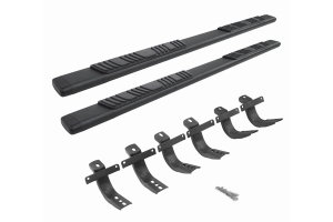 Go Rhino 5in OE Xtreme Low Profile Side Step Kit - Black  - Bronco 4dr 2021+