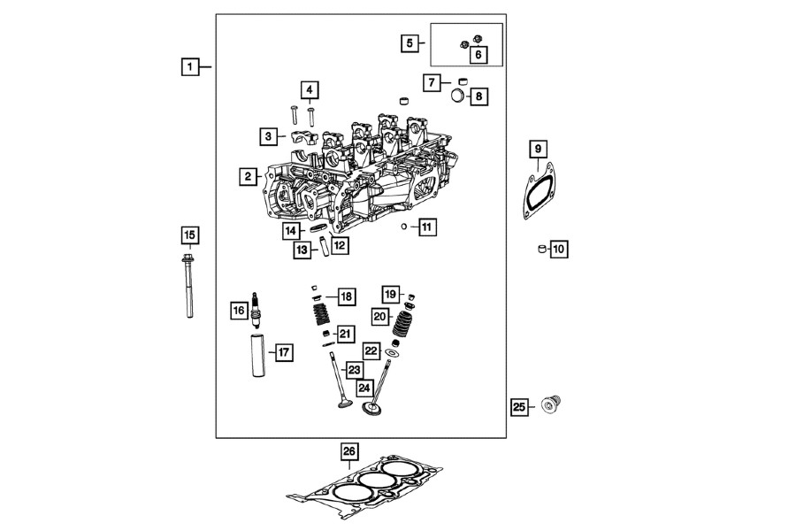 Mopar Hex Washer Head Bolt, Mounting - JK/JL/JT