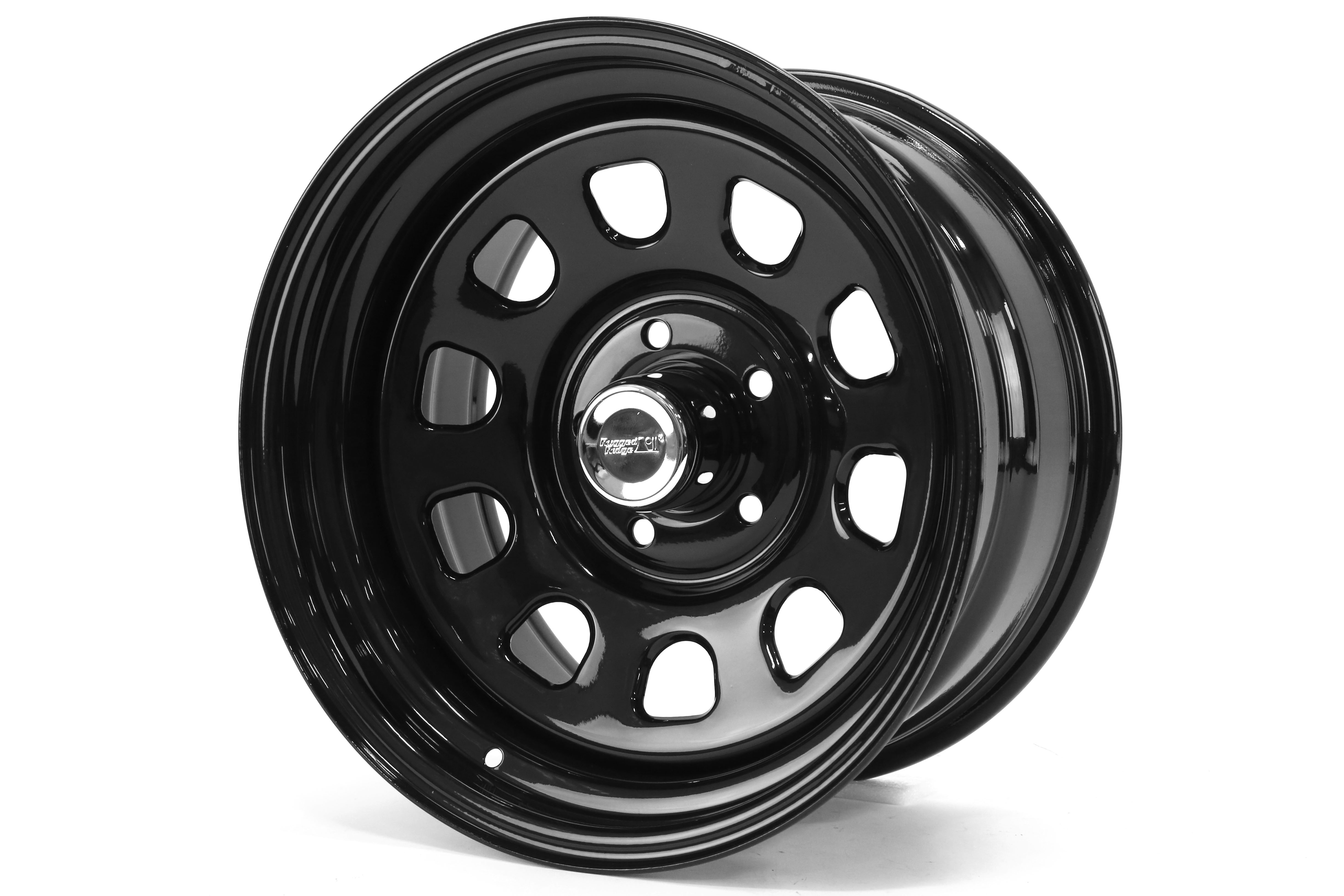 Rugged Ridge D Window Wheel Black 17x9 5x5 - JT/JL/JK