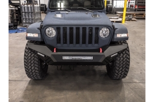 Road Armor Spartan Front Bumper - Texture Black - JT/JL