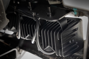 Rough Country Triple 2in Cube Fog Light Mount Kit, Amber DRL - Bronco 2021+
