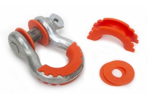 Daystar D-Ring Isolators with Washers, Orange