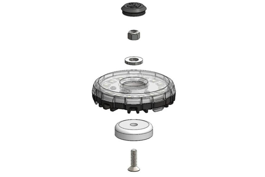 KC HiLiTES Magnet Mount Kit for Cyclone LED V2 Lights - 2 Pack