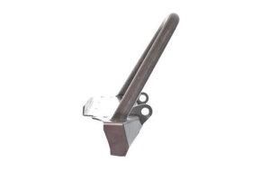 Motobilt Mid-Width Front Bumper w/ Stinger - Bare Steel  - LJ/TJ/YJ