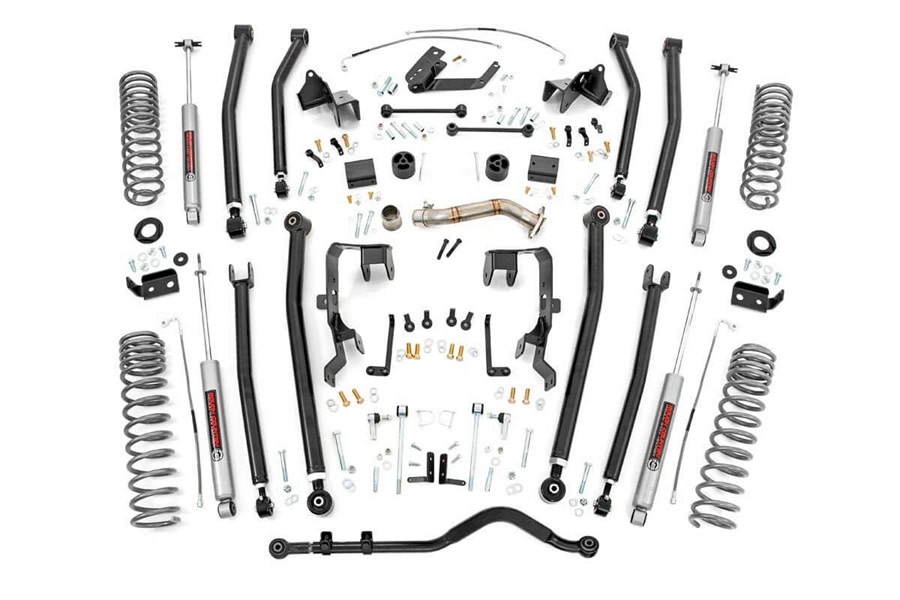 Rough Country 4in Long Arm Lift Kit  - JK 2012+ 4Dr 3.6L