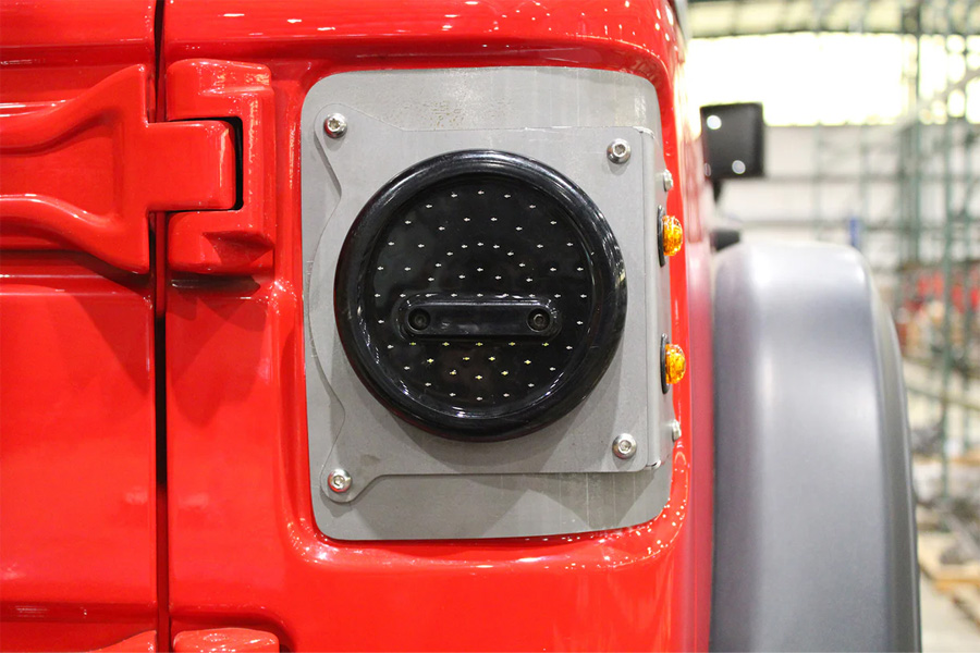 Motobilt Round Tail Light Conversion Kit w/o Sensors  - JL