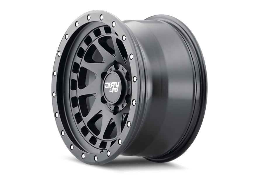 Dirty Life 9311 Enigma Pro Series Wheel, 17x9 5x5 -12MM - Matte Black - JT/JL/JK