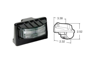 Truck-Lite Black LED License Plate Light