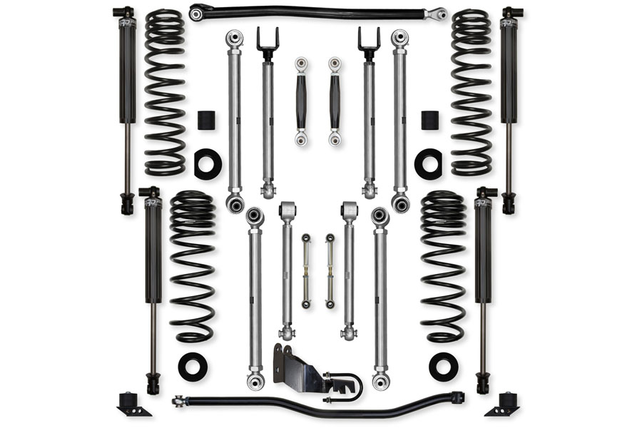 Rock Krawler 4.5in X-Factor PRO 'No Limits' Mid-Arm Lift Kit w/ RRD Shocks ( Part Number: JL45PNL-2S1)