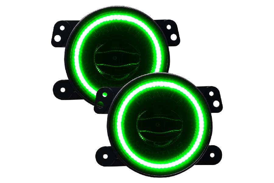 Oracle Lighting High Performance 20W LED Fog Lights, ColotShift, No Controller - JT/JL/JK