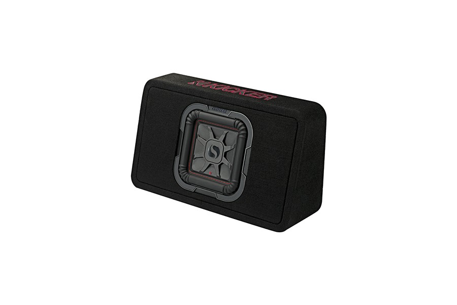 Kicker Single 8in L7T 2-Ohm Subwoofer Thin Profile Enclosure 