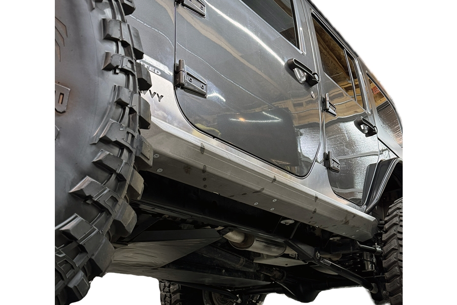 Savvy Offroad Krawler Lite Bolt-On Slider Kit - Bare - JK 4Dr