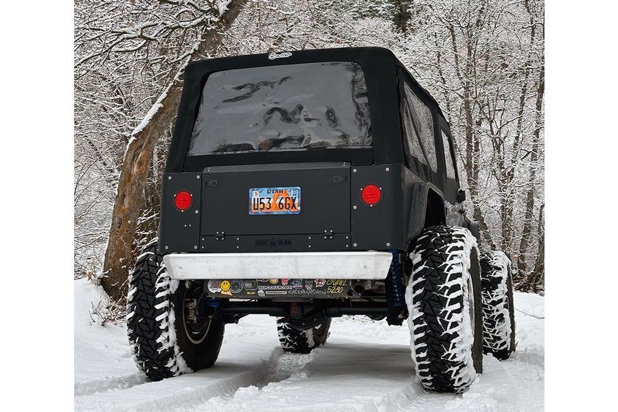Savvy Offroad Legacy Aluminum Rear Bumper - Bare - LJ/TJ