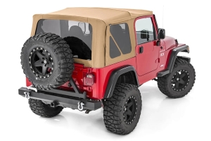 Rough Country Replacement Soft Top - Spice  - TJ w/ Full Steel Doors