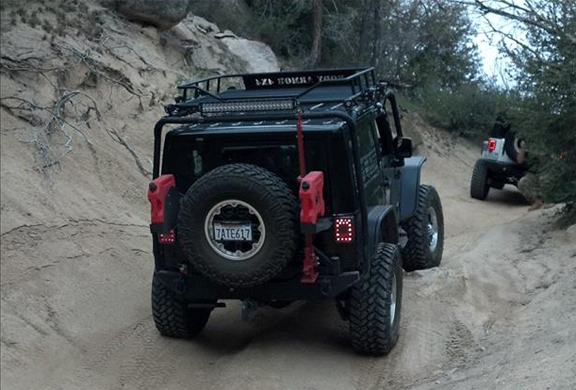 Anzo USA Black LED Tail Lights