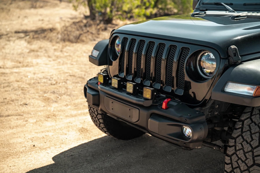DV8 Offroad Push Bar for Mopar Rubicon Steel Bumper - JL