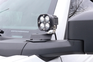 LOD Black Ops Single A-Pillar Base Light Mount - Black - Bronco 2021+