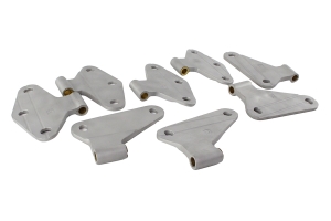 Kentrol 8-Pieces Body Door Hinge Set - Bare  - JK 4Dr