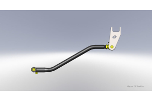 Clayton Adjustable Front Track Bar With Drop Bracket - TJ/LJ