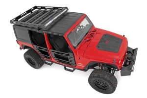 Rough Country Roof Rack System w/ Black-Series LED Lights  - JK
