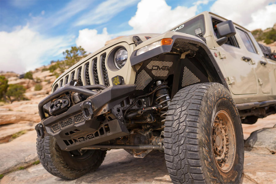 DV8 Offroad Front Inner Fenders - Black - JT/JL 2018-23