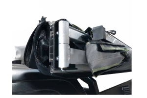 Overland Vehicle Systems Nomadic 270-Degree Awning w/ Wall 1, 2, 3 and Mounting Brackets - Passenger Side 