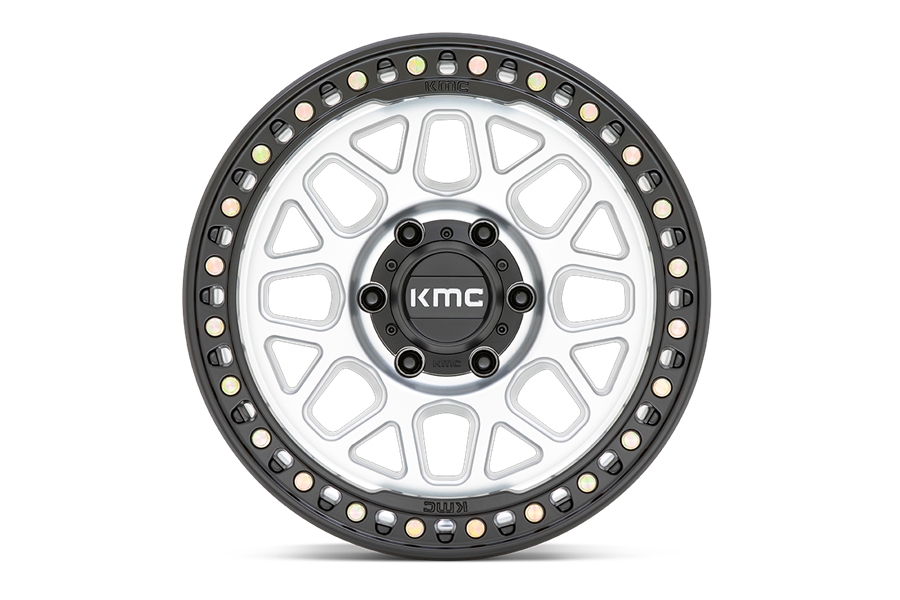 KMC Wheels KM549 GRS Series Wheel, 17x9 5x5 -12MM - Machined w/ Black Lip - JT/JL/JK
