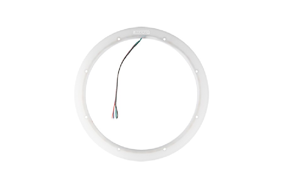 Kicker 6.5in Weather Proof LED Lighted Speaker Rings - Pair 