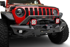 Bestop Front Modern Profile Bumper - Matte Black - JT/JL