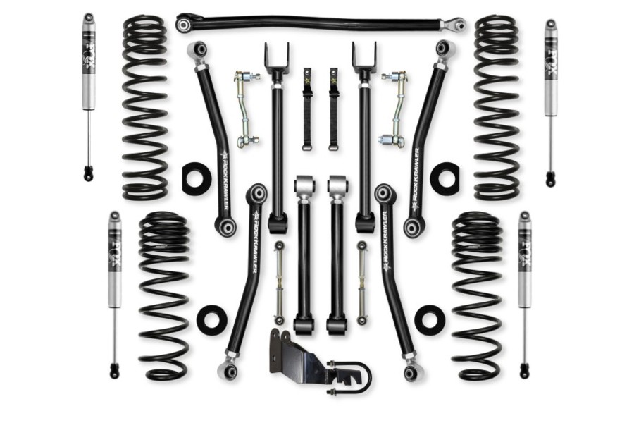 Rock Krawler 2.5in  Adventure X Mid Arm Lift Kit w/ Shocks Options - JL 4XE