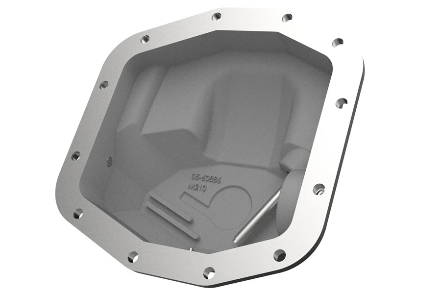 aFe POWER Pro Series Front Dana 44 M210 Differential Cover - Black w/ Machined Fins - JL/JT 2018-23