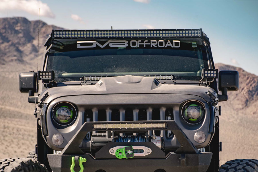 DV8 Offroad Heat Dispersion Hood - JK