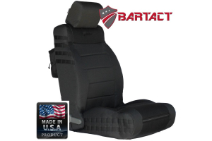 Bartact Mil-Spec Front Seat Cover Air Bag Compliant Black/Black