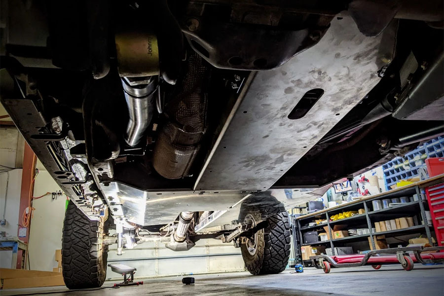 Next Venture Motorsports Aluminum Belly Skid - Bare - JT Diesel
