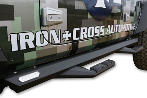 Iron Cross Side Arm Step Bars - JK 4dr