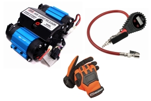 ARB 12V Twin Compressor w/Inflator and Gloves