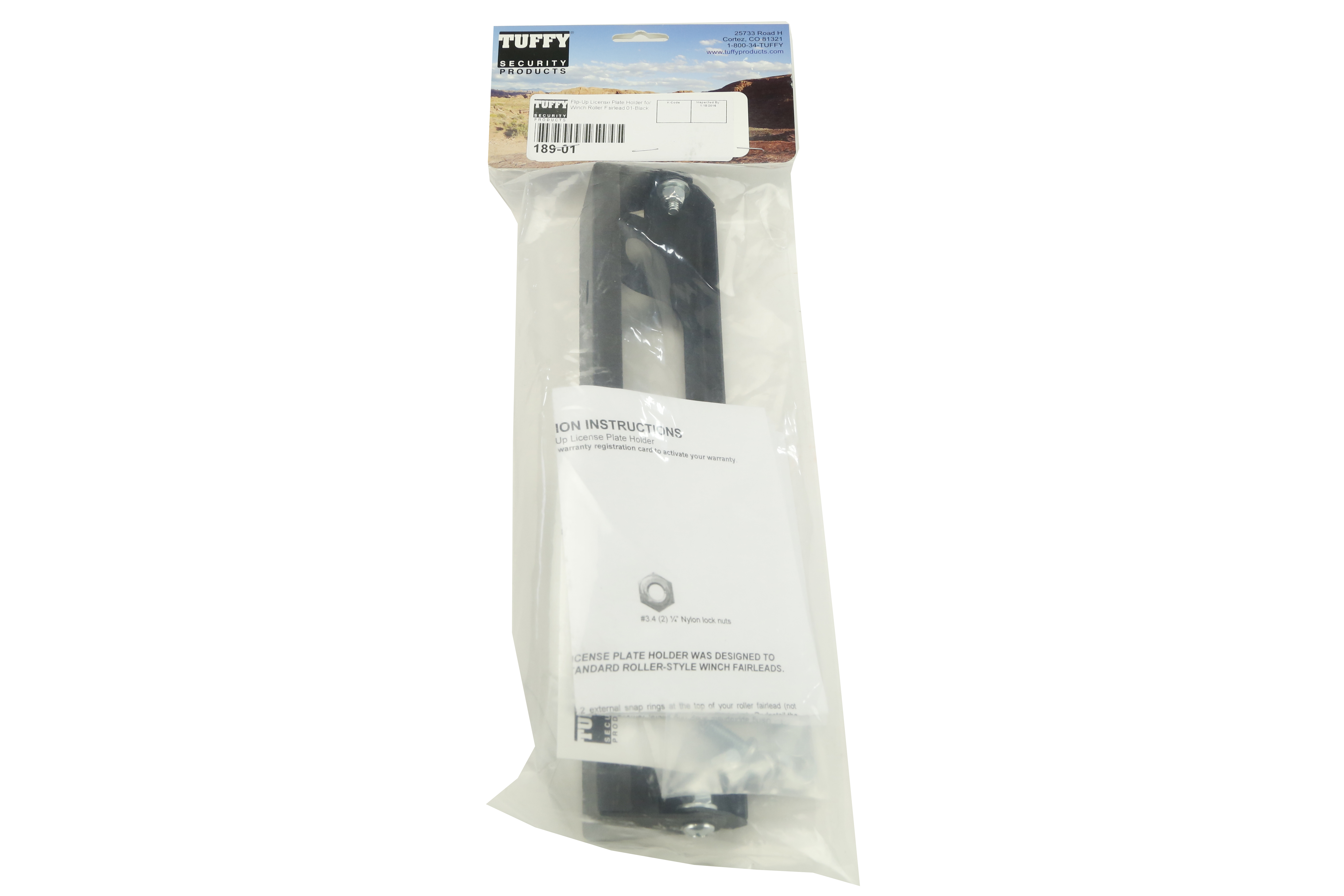 Tuffy Security Flip-Up License Plate Holder - JK
