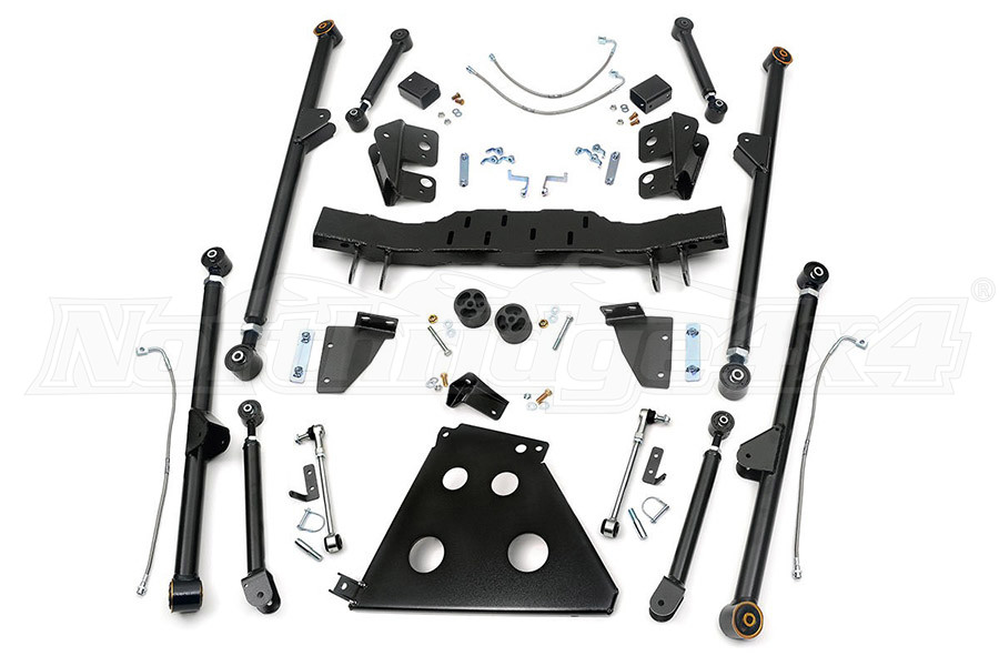 Jeep JK Rough Country 46IN XFlex Long Arm Upgrade Kit Jeep Rubicon