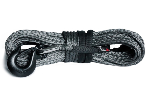 Rugged Ridge Synthetic Winch Line, Dark Gray, 25/64