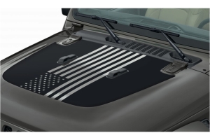 Mopar American Flag Hood Decal - JL/JT Non-Rubicon