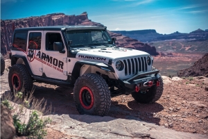Road Armor Stealth Rocker Body Armor Rocker Panels - Texture Black - JL 4Dr