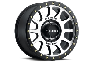 Method Race Wheels 305 NV Series Wheel 17x8.5 6x5.5 Machined Matte Black Lip - Bronco 2021+