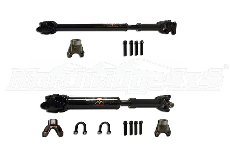 Jeep JK 2dr Adams Driveshaft Extreme Duty Series Solid Front and