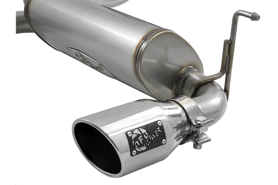 aFe POWER Rebel Series 2.5in Cat-Back Exhaust System w/ Polished Tip - JL 4DR 3.6L