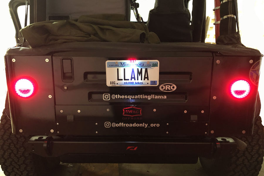 Off Road Only License Plate LED Light w/ 1ft Harness LitePLATE